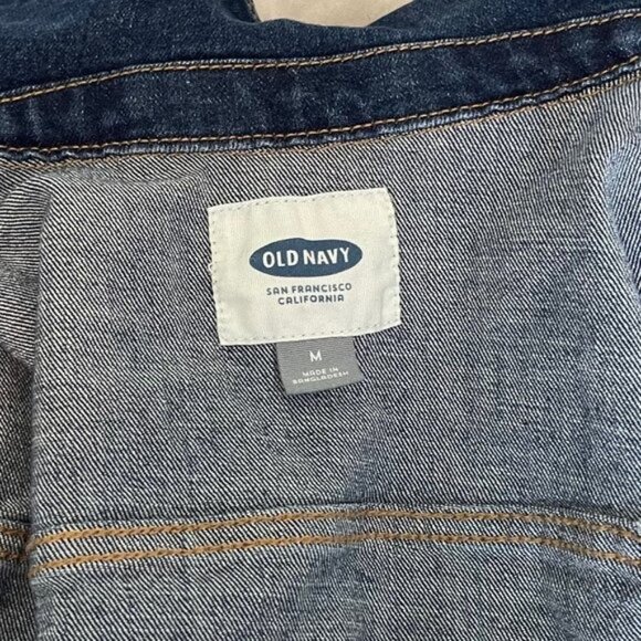 Old Navy Blue Denim Jacket Medium - Picture 3 of 5